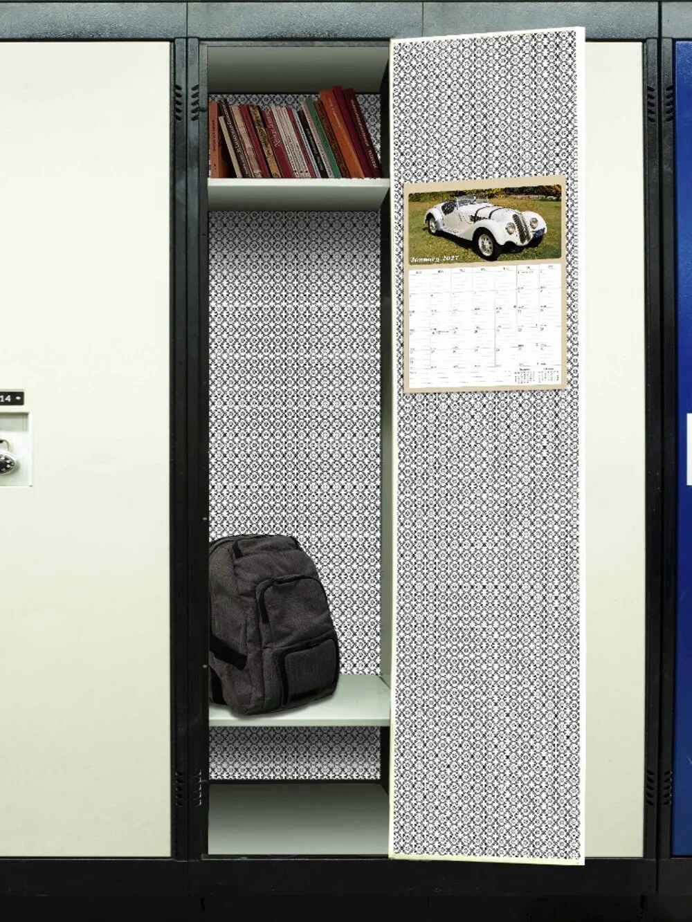 2027 Calendar Magnetic Peel & Stick 12 Months 8.5